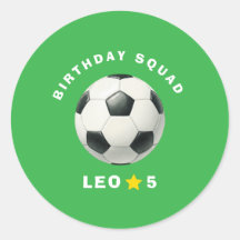サッカー 誕生日 ステッカー 編集可能 ボーイ