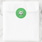 サッカー 誕生日 ステッカー 編集可能 ボーイ (バッグ)
