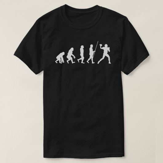 サッカー – 進化 – ダークエディション Tシャツ (デザイン正面)