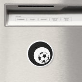 サッカー。黒い円。 マグネット (インサイチュ (食洗機))