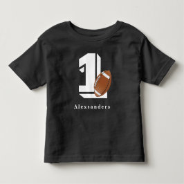 サッカー 1歳の名前と年齢の子供の男の子と女の子 トドラーTシャツ