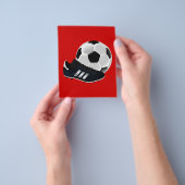 サッカー–155947サッカーのサッカーサッカーサッカーサッカーブートボールs チラシ (手)