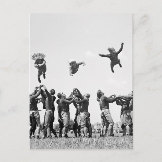 サッカー， 1930年代 ポストカード (正面)