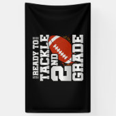 サッカー 2年生 入学初日 横断幕 (縦)