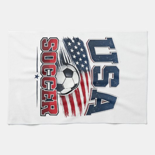 サッカー 2026 米国 キッチンタオル (横)