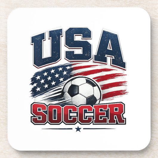 サッカー 2026 米国 コースター (正面)