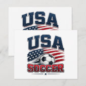 サッカー 2026 米国 セーブザデート (正面/裏面)