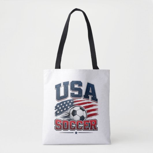 サッカー 2026 米国 トートバッグ (正面)