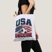 サッカー 2026 米国 トートバッグ (クローズアップ)
