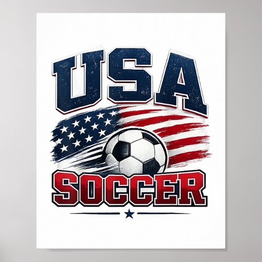 サッカー 2026 米国 ポスター (正面)