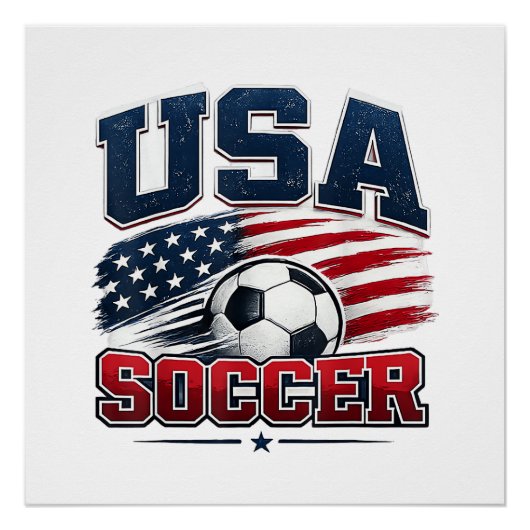 サッカー 2026 米国 ポスター (正面)