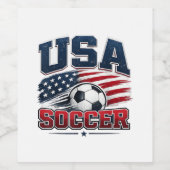 サッカー 2026 米国 ワインラベル (シングルラベル)