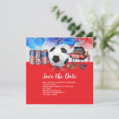サッカー 7月4日 独立記念日 アメリカ 招待状 (スタンド正面)