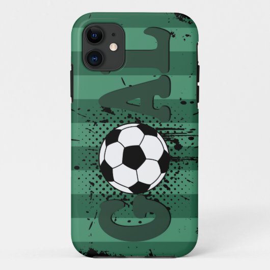 サッカー Case-Mate iPhoneケース (裏面)