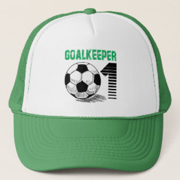 サッカー"GOALKEEPER"トラック運転手ハット キャップ