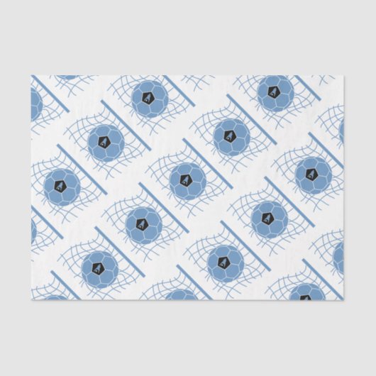 サッカー(J-MO-NET)ティッシュペーパー 薄葉紙 (正面)