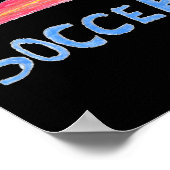 サッカー Ll  ポスター (角)