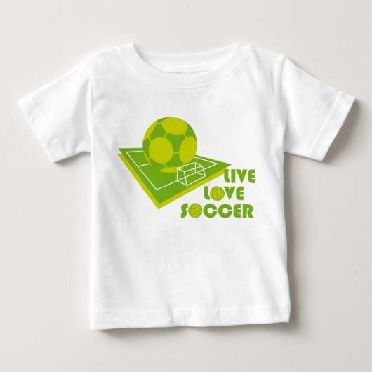 サッカー(_S) ベビーTシャツ (正面)
