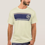 サッカー Tシャツ<br><div class="desc">レトロスタイルサッカー</div>