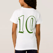 サッカー Tシャツ (裏面)