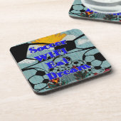 サッカー WIFI 食 夢 - ファン スポーツ アート プリント コースター (左側)