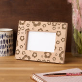 サッカーBalLaserエッチング写真フレーム刻印Fram レーザー彫刻フレーム (左)