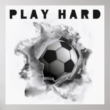 サッカーFutbolモチベーション・ポスター