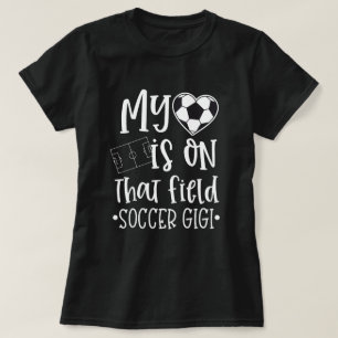 サッカーGigiはその分野の引用文に私のハートあります Tシャツ