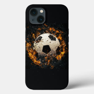 サッカーiPhoneケース – 磁気タフケース燃える iPhone 13ケース