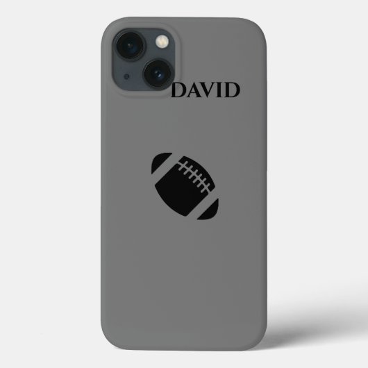 サッカーiPhone/iPadのケースパーソナライズされた名。 Case-Mate iPhoneケース (裏面)