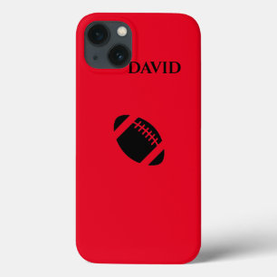 サッカーiPhone/iPadのケースパーソナライズされた名。 iPhone 13ケース