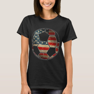 サッカーLlの米国旗 - サッカーLlフラグ Tシャツ