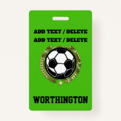 サッカーMOMバッジ バッジ (裏面)