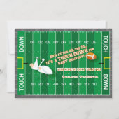 サッカーMVP&ストークベビーシャワー招待状 招待状 (正面)