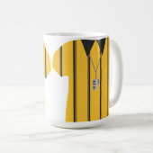 サッカーRefの一流のマグ コーヒーマグカップ (正面右)