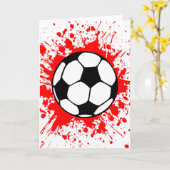 サッカーsplat. カード (黄色い花)