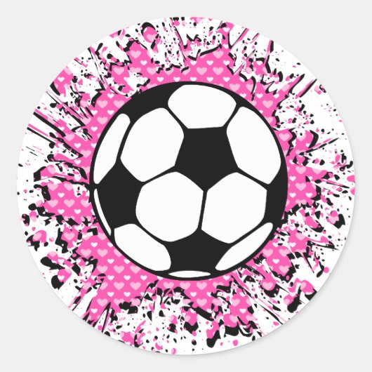 サッカーsplat. ラウンドシール (正面)