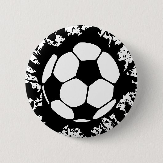 サッカーsplat. 缶バッジ (正面)