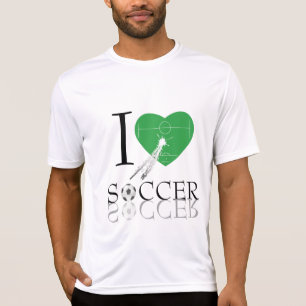 サッカーTシャツが大好き Tシャツ