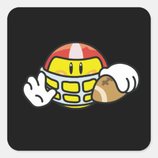 サッカーTシャツとギフト スクエアシール