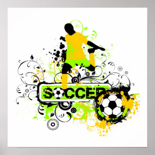 サッカーTシャツとギフト ポスター