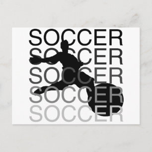 サッカーTシャツとギフト ポストカード