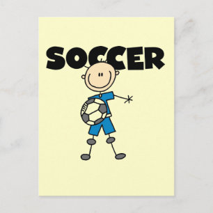 サッカーTシャツとギフト ポストカード