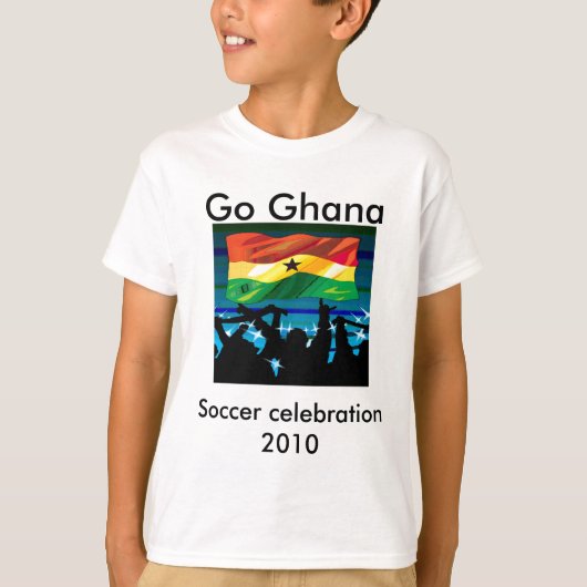 サッカーTシャツのGhana W杯 Tシャツ (正面)