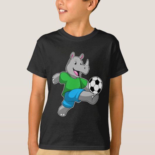 サッカーTシャツを着たサッカー選手のサイ Tシャツ (正面)