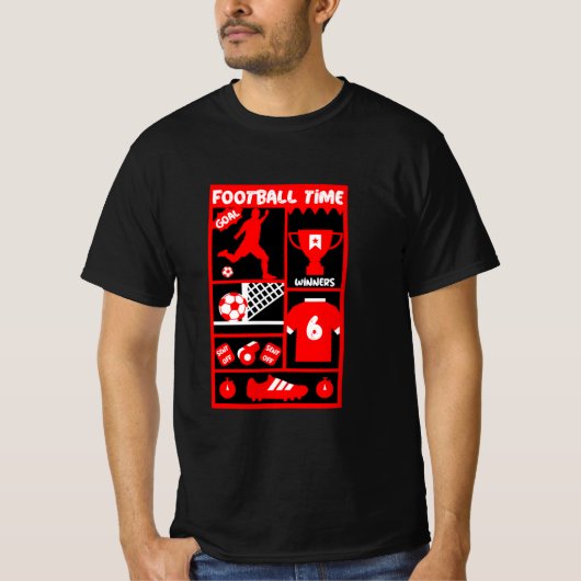 サッカーTシャツ(イギリス) Tシャツ (正面)
