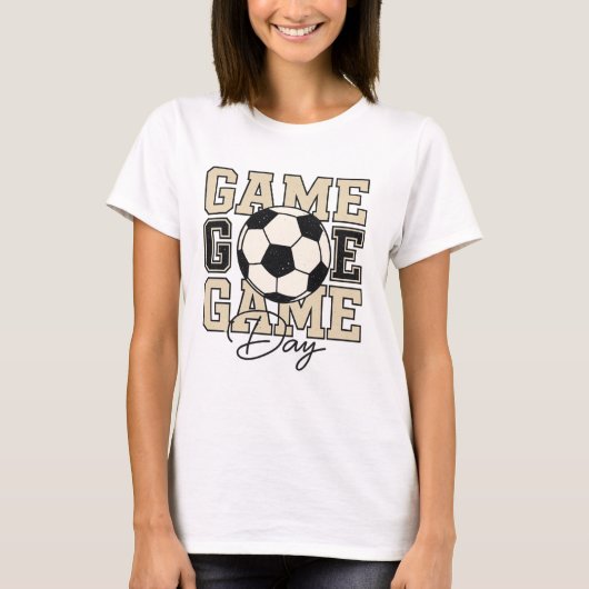 サッカーTシャツ | スポーツはっきりしたファングラフィックT型 Tシャツ (正面)