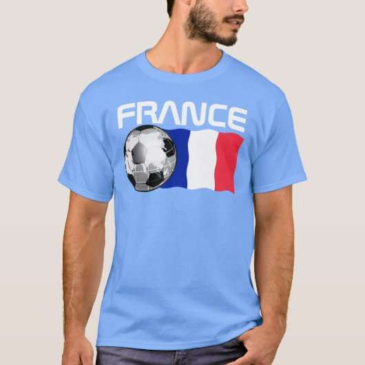 サッカーTシャツ（フランスサッカー） Tシャツ (正面)