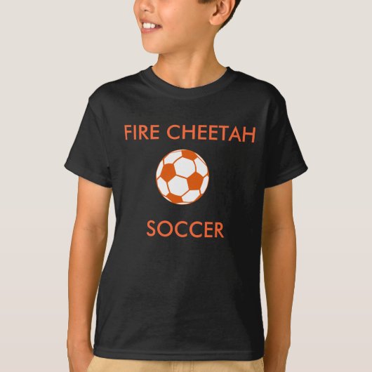 サッカーTシャツ(火) Tシャツ (正面)