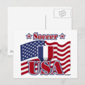 サッカーUSA ポストカード (正面/裏面)